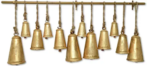 Hand-finished bell rims and clappers